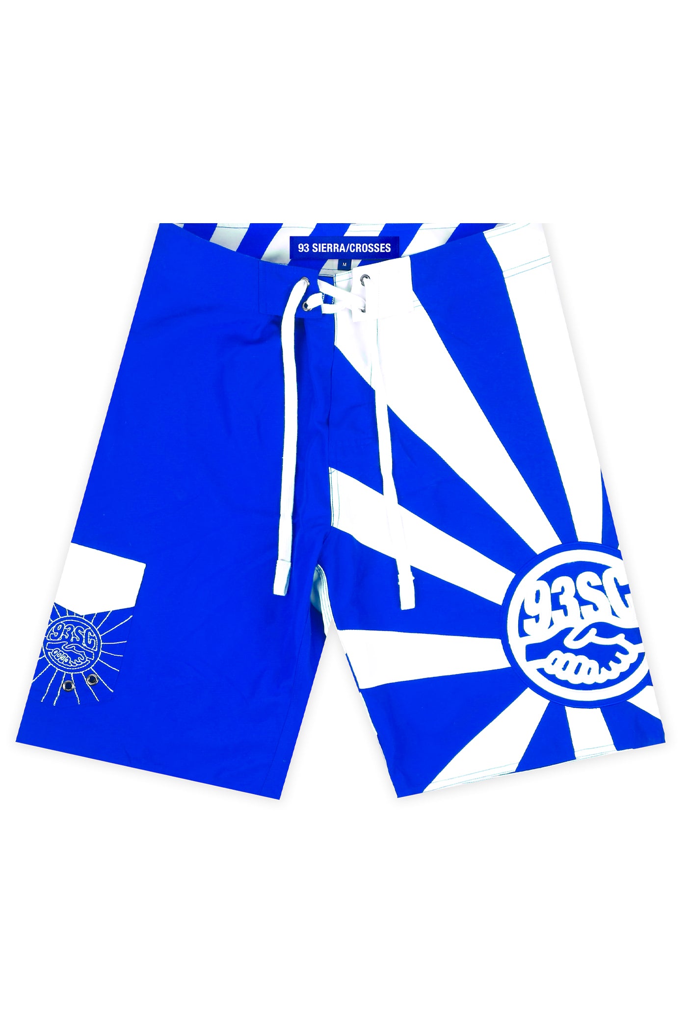 Rising Logo Blue Board Short