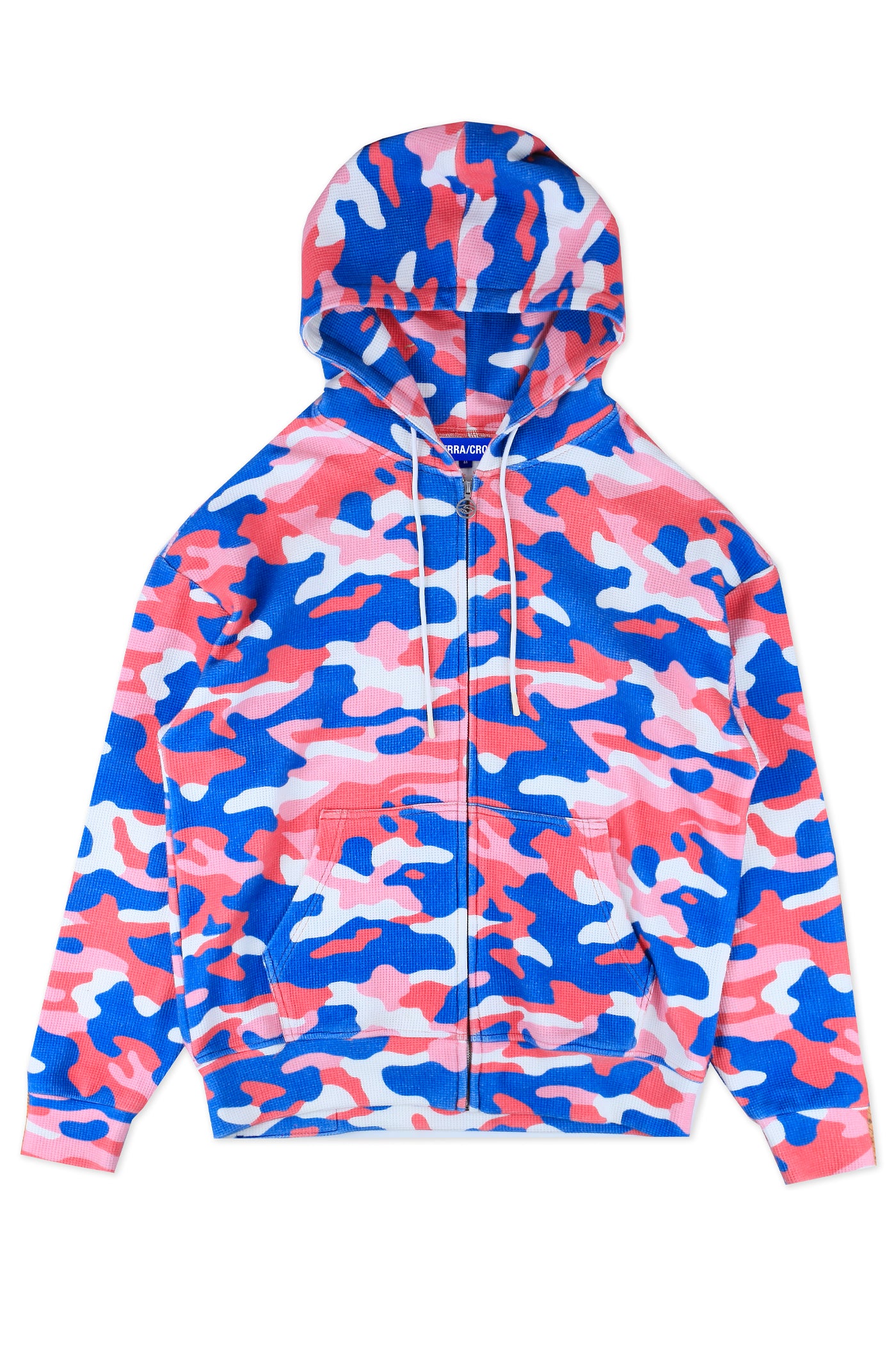 Pink Camo Thermal Zip Hoodie