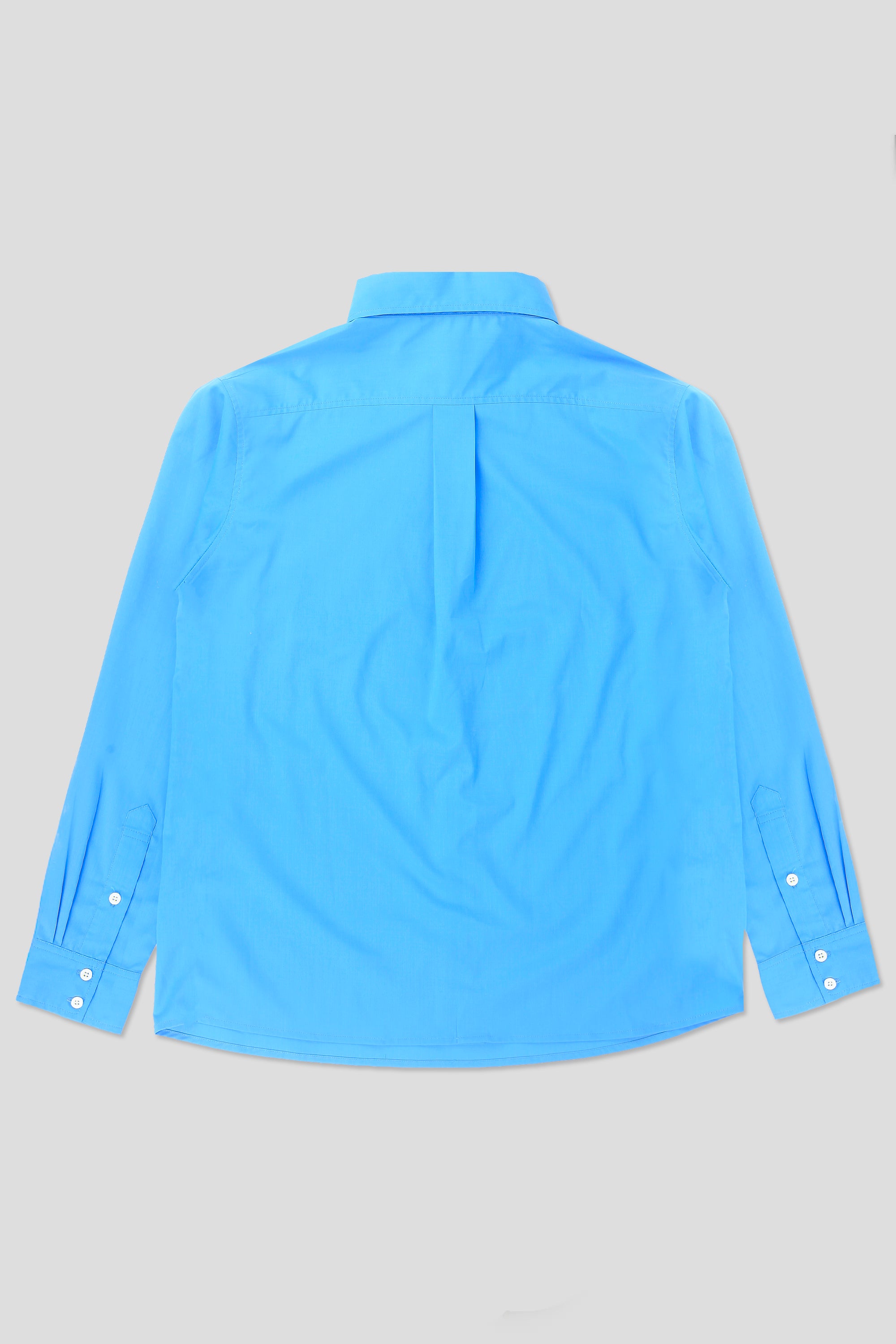 Blue office skater durable shirt 93 sierra crosses back view