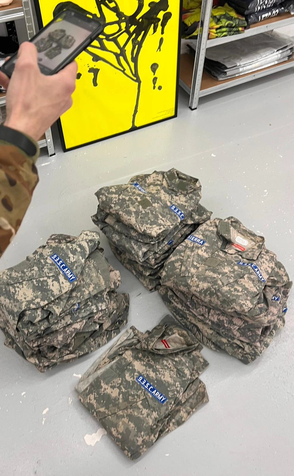 Army camo lightwear jacket