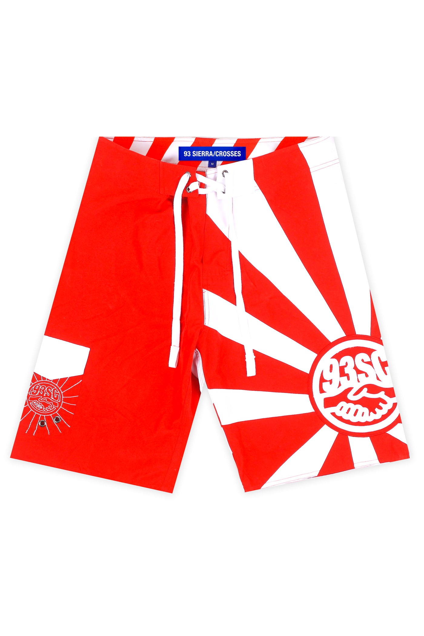 Rising Logo Red Board Short