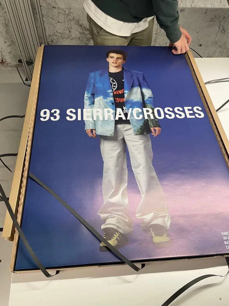 93 SIERRA/CROSSES FW23 poster on A1 paper