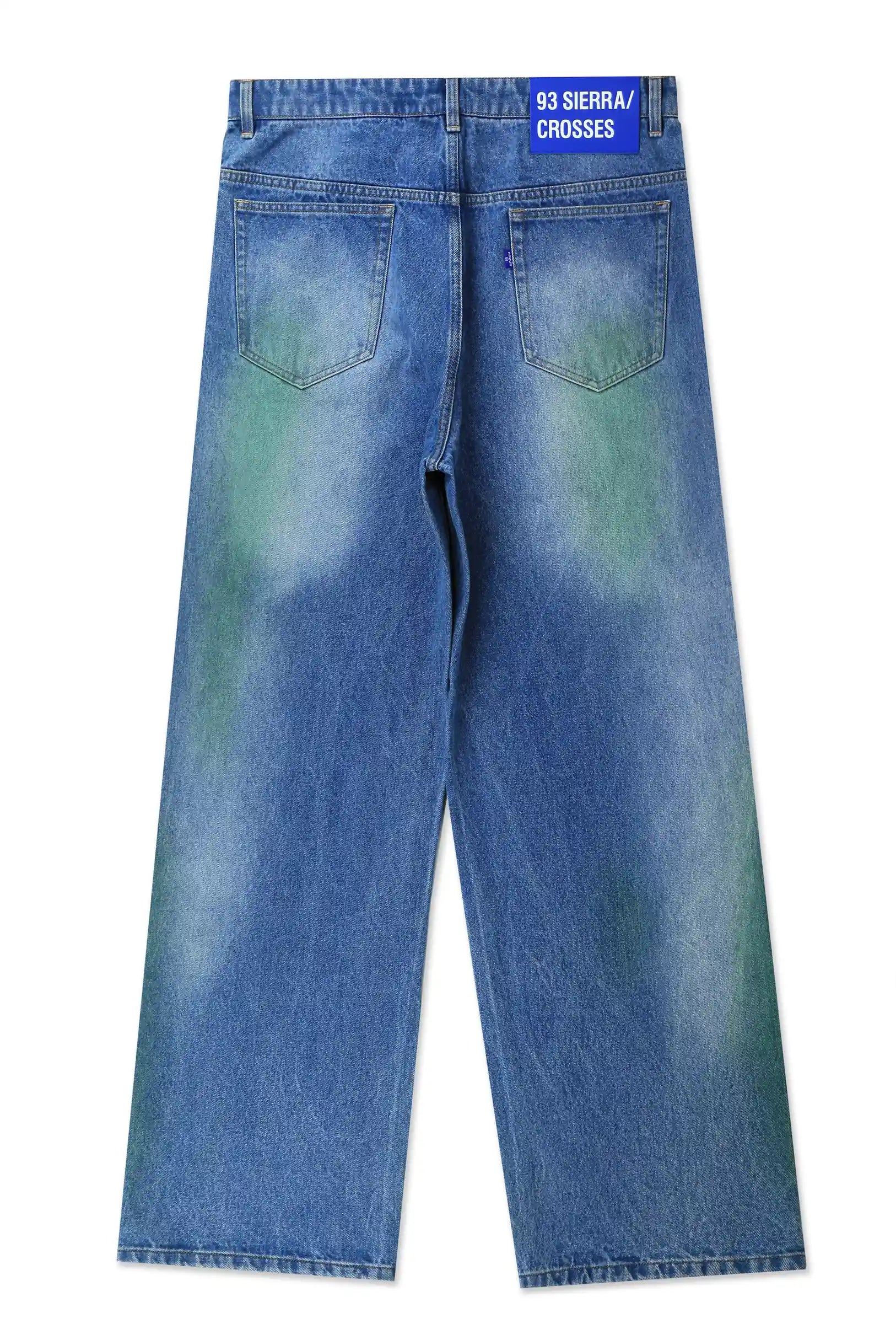 Grass Stained Denim Jeans
