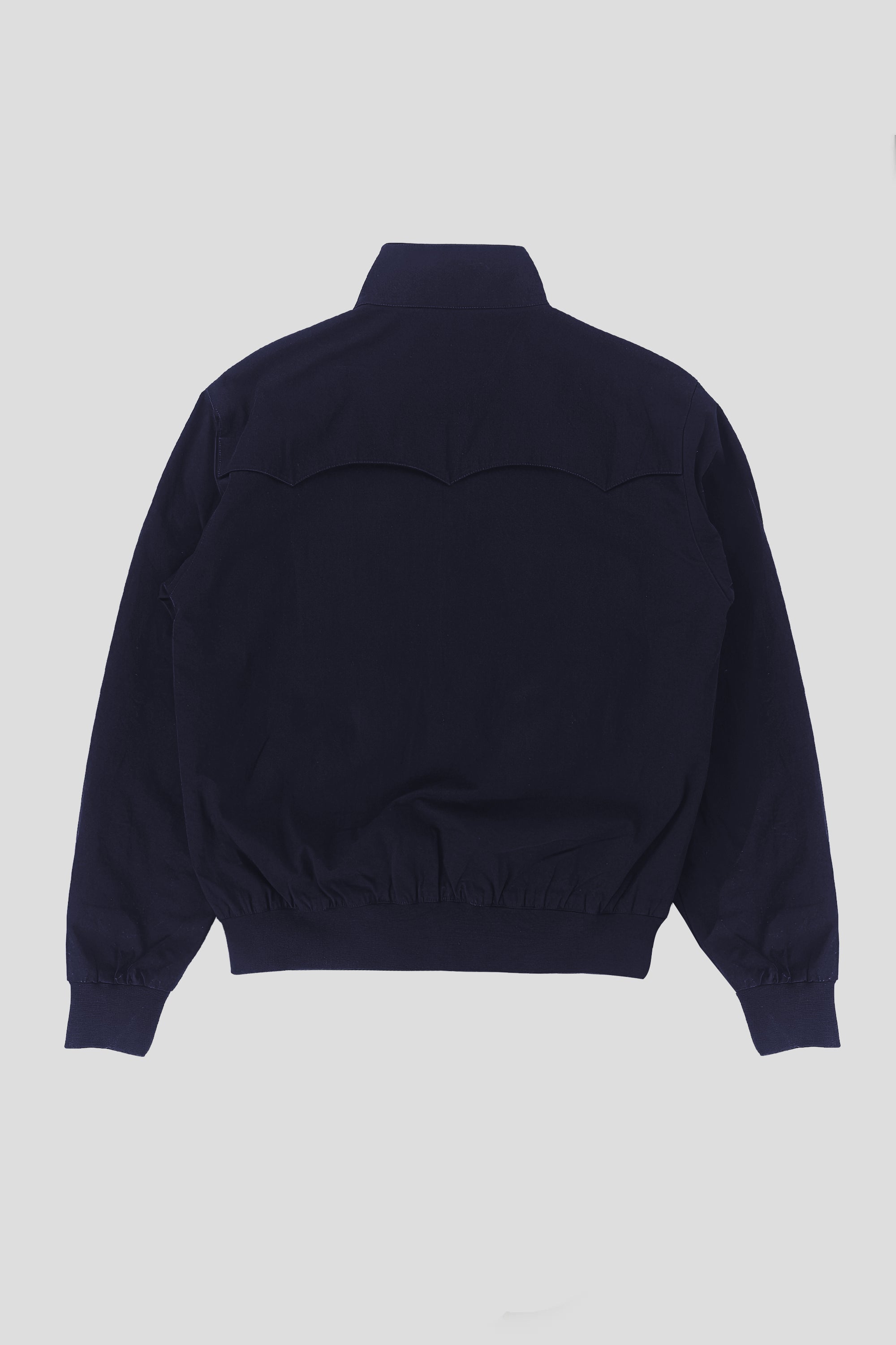 Harrington jacket skinhead style navy blue color back view 93 sierra crosses