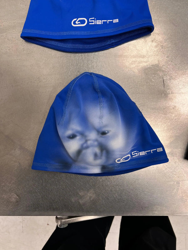 Airbrush custom painted beanie by kevin mejia