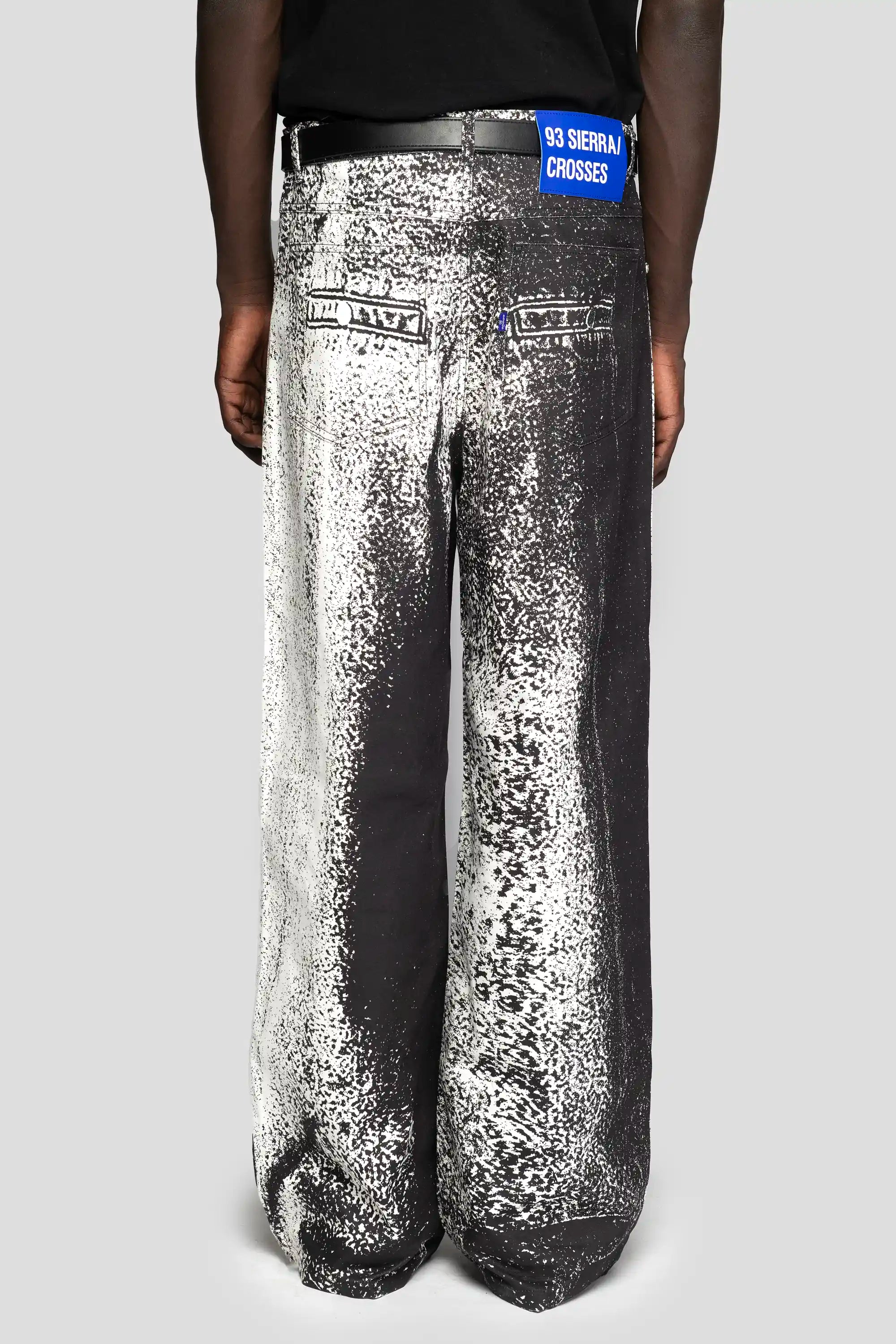 Printed White Pants