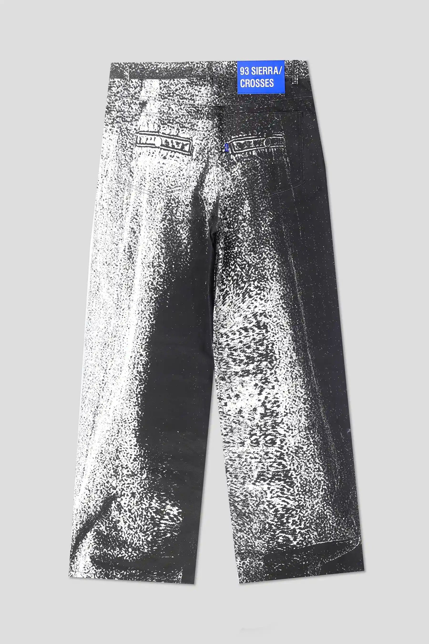 Printed White Pants