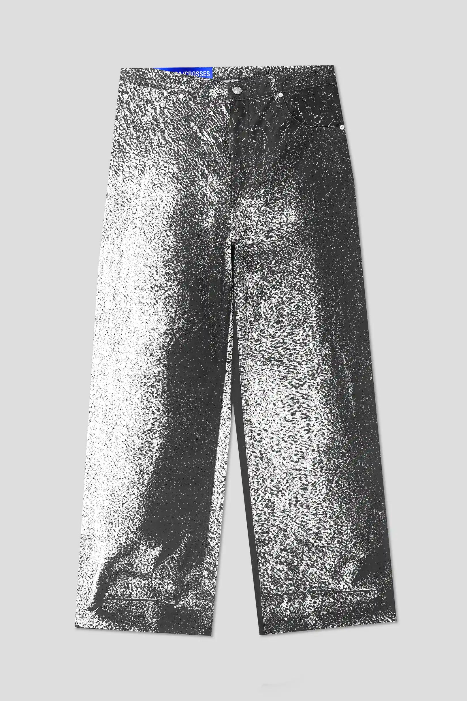 Printed White Pants