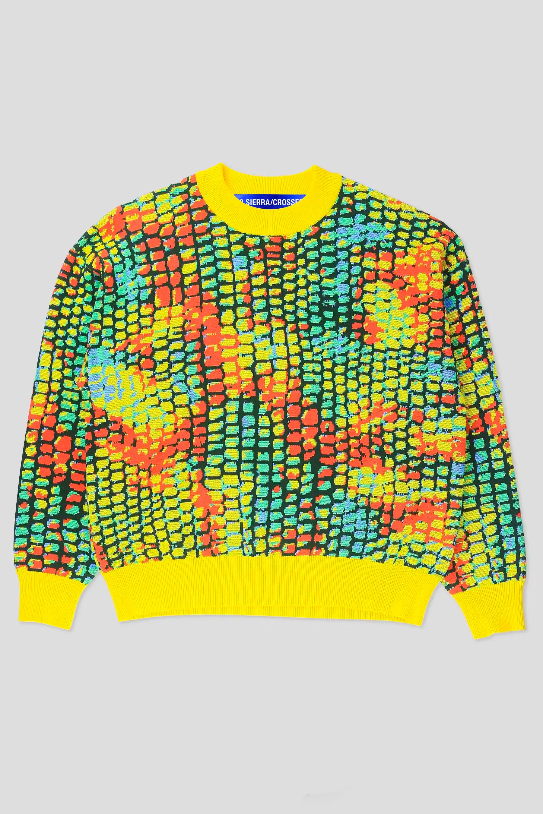 Snakeskin Knit Sweater