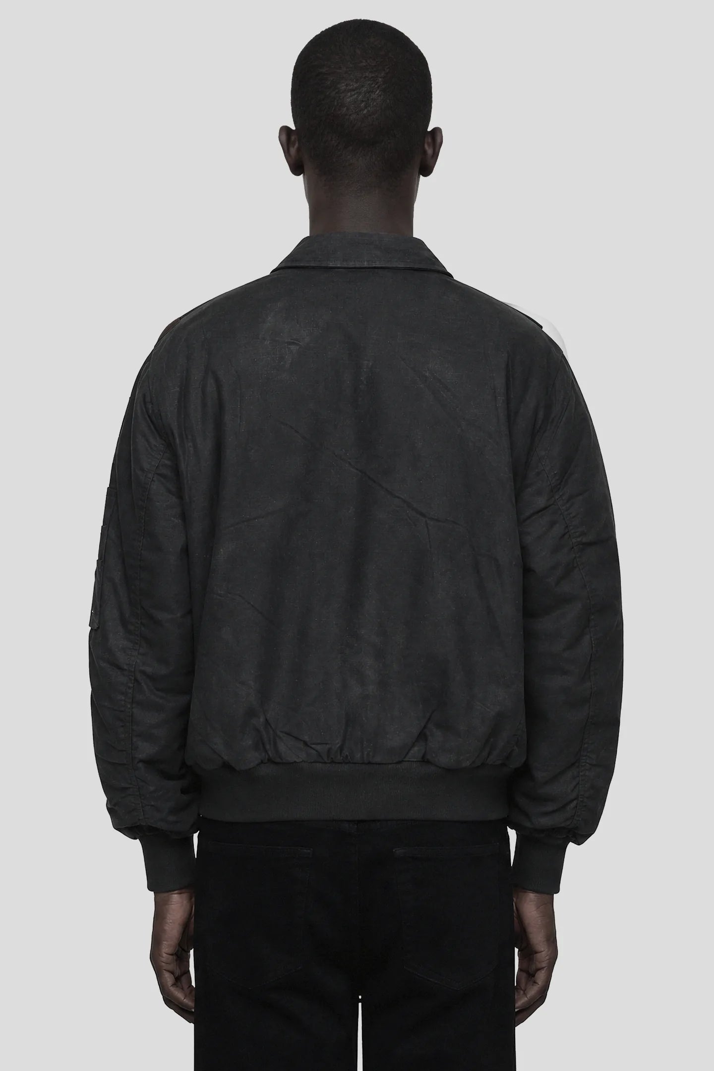 Waxed Bomber Jacket
