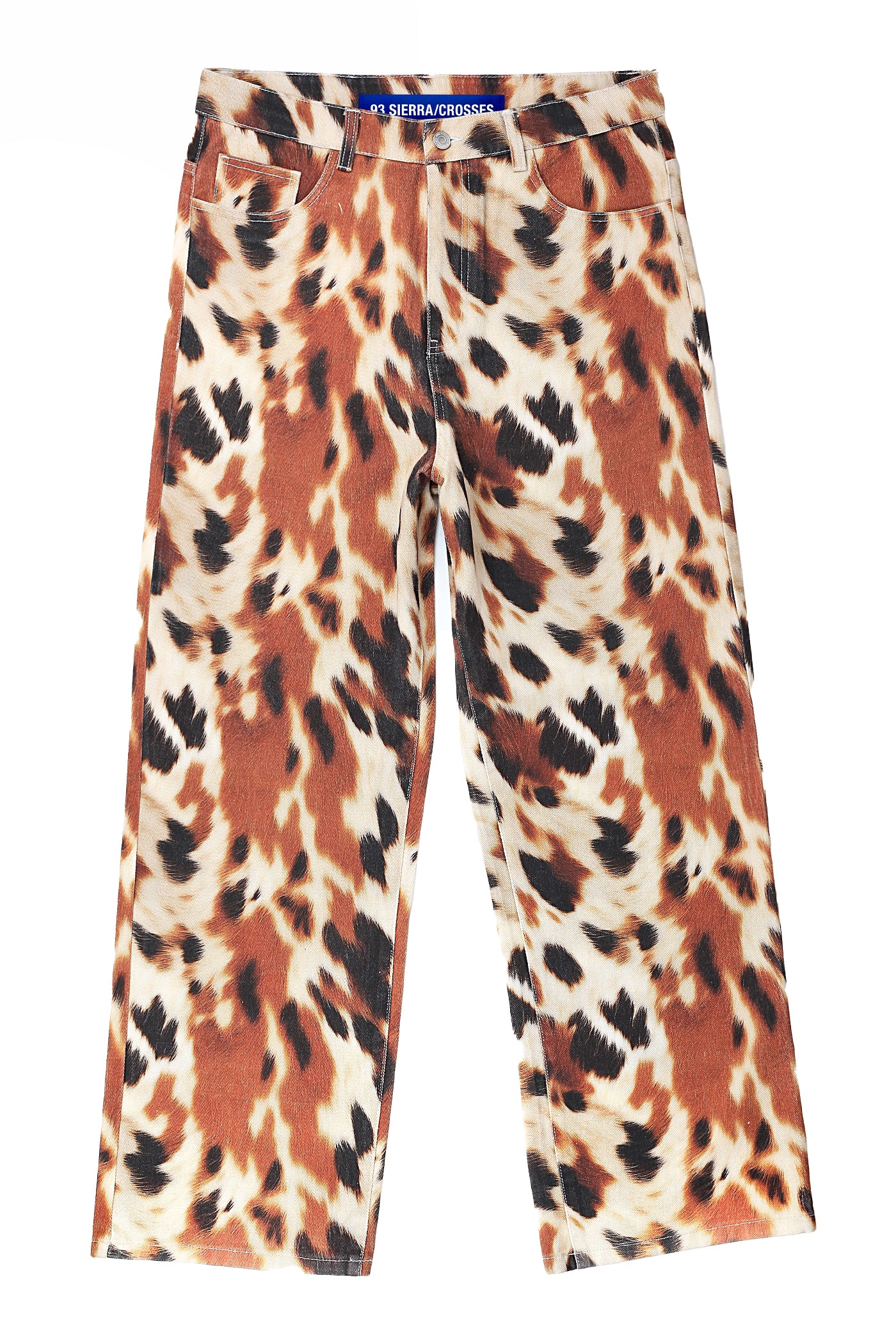 Cowhide Print Jeans - 93 SIERRA/CROSSES