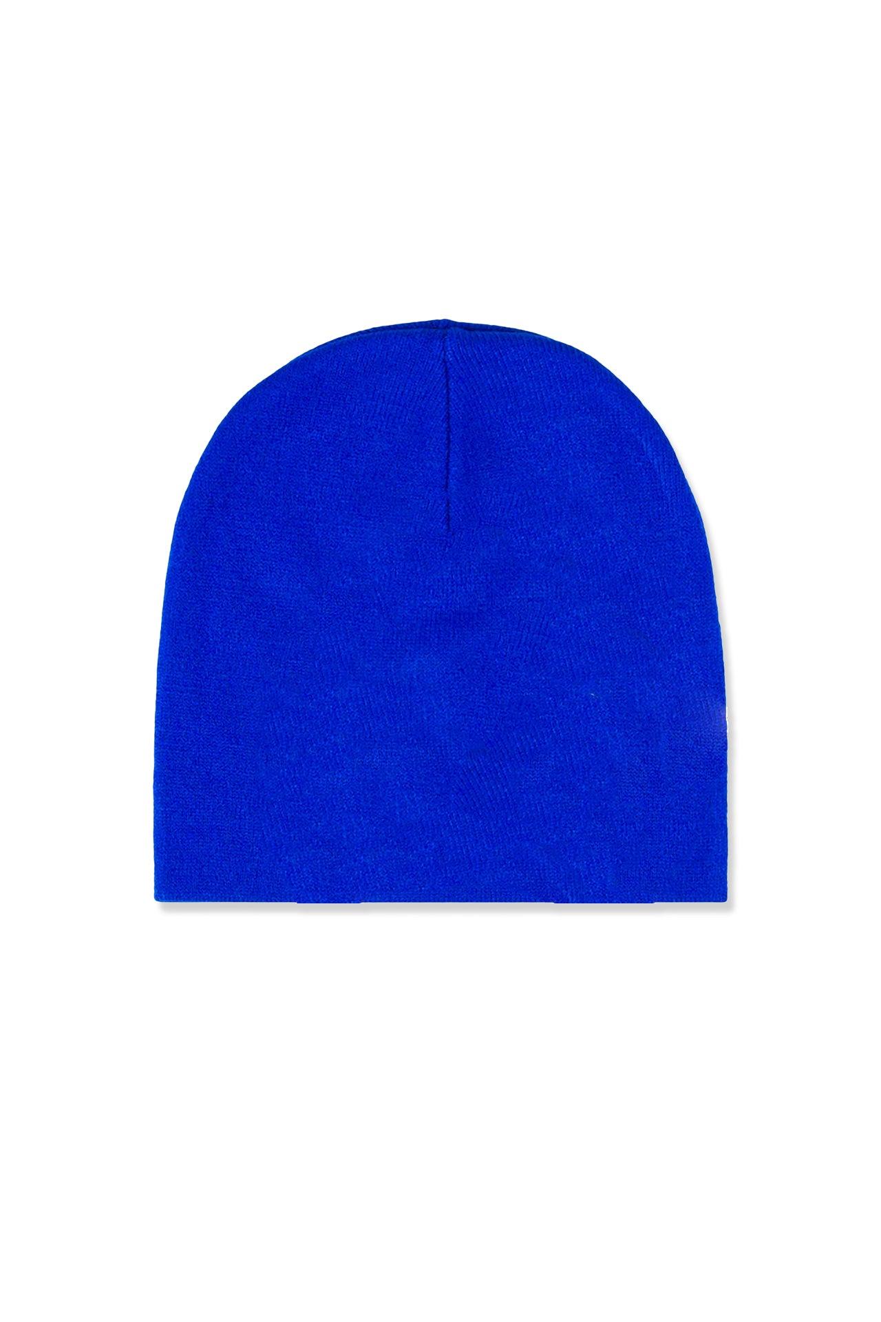 gorro azul logo