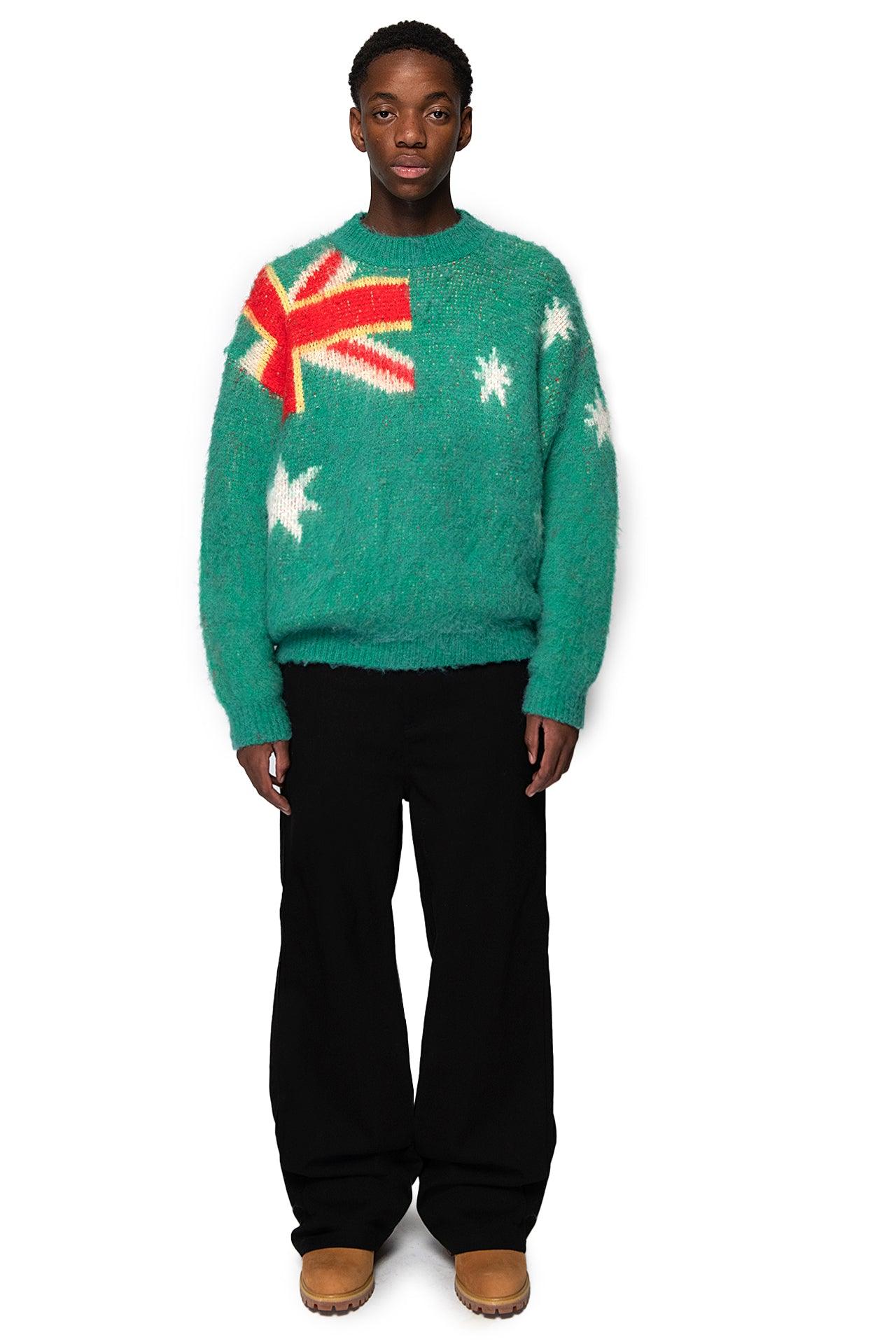 Green Flag Mohair Sweater