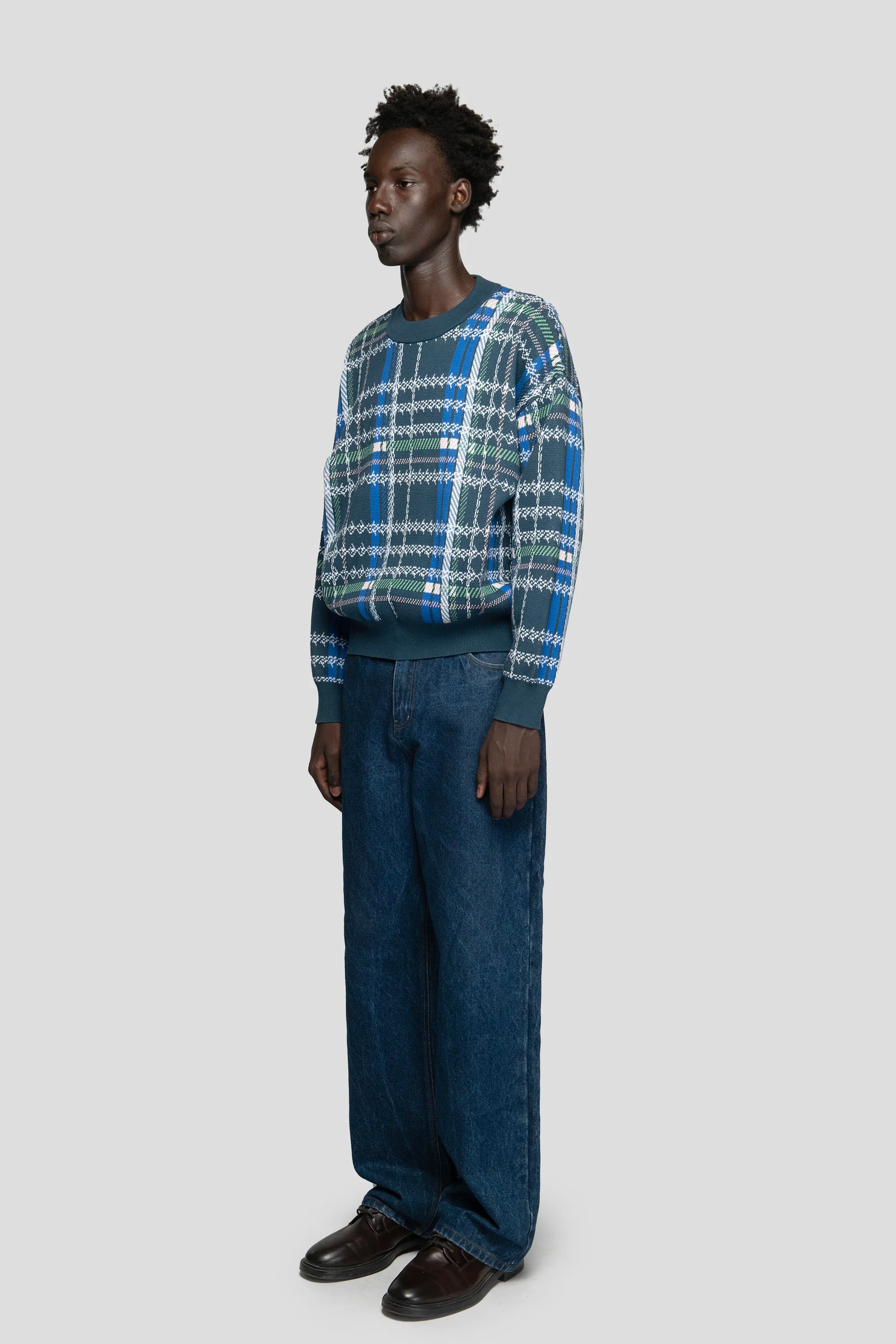 Tartan Knit Sweater