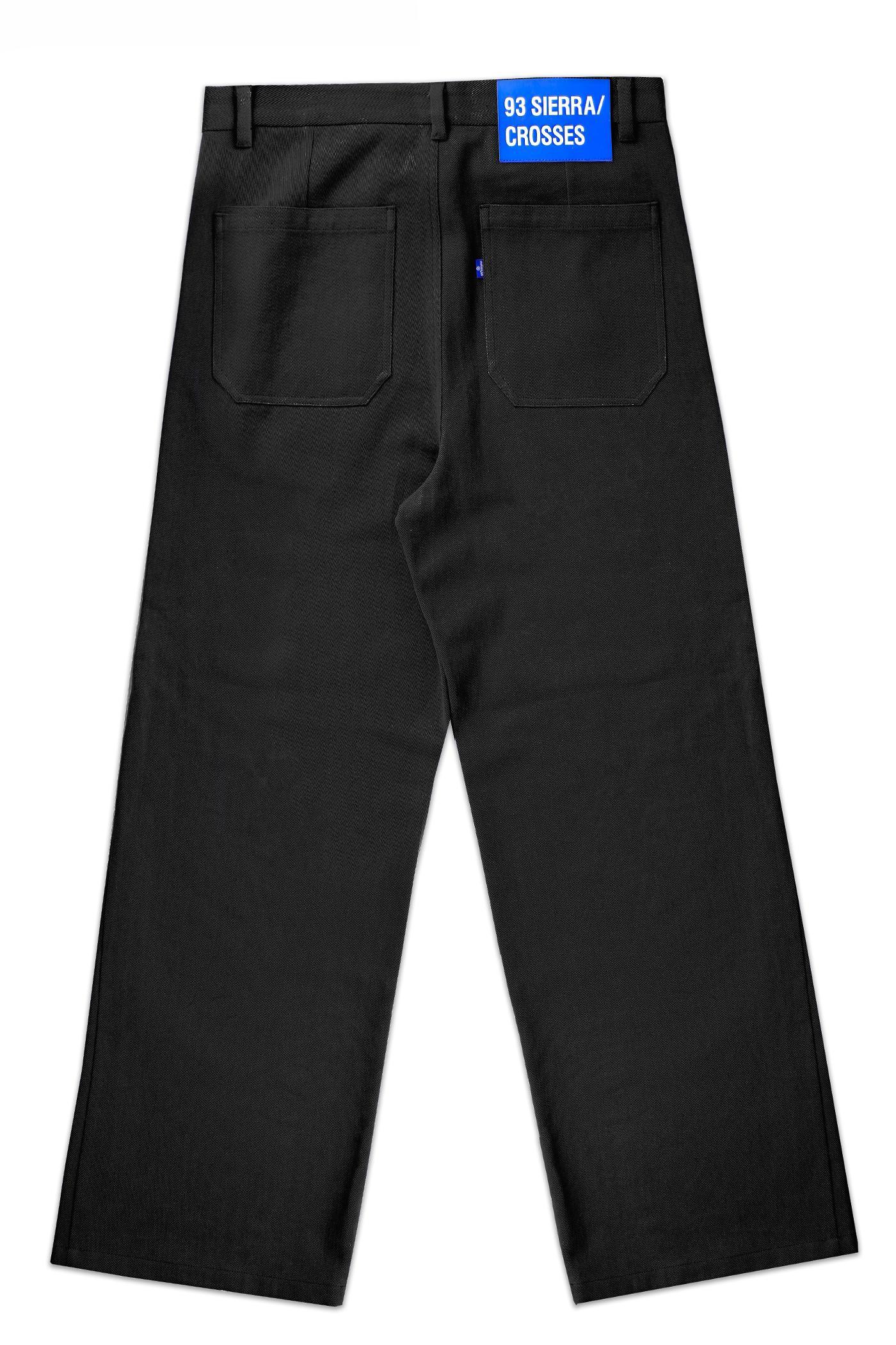 Black Work Pants - 93 SIERRA/CROSSES